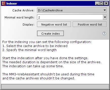 MM3-Indexer Configuration