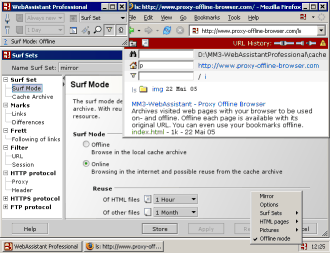 WebAssistant - Proxy Offline Browser software